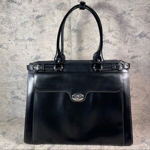 McKlein Leather Laptop Handbag Women's Work Tote Briefcase Shoulder Bag